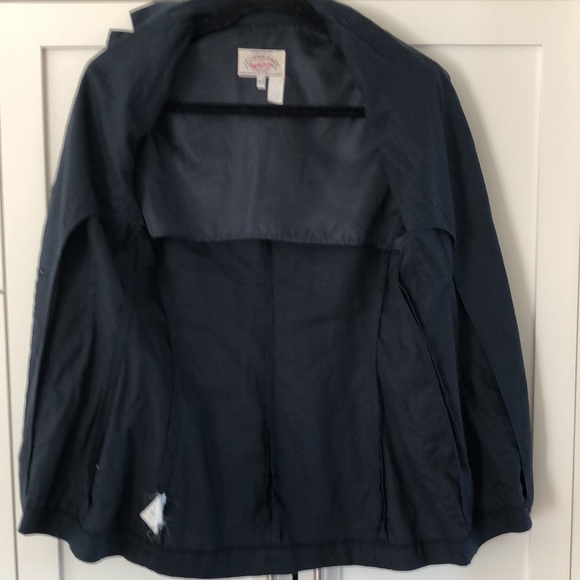 Armani Jeans 100% Linen Navy Casual Blazer 4 - Picture 8 of 8